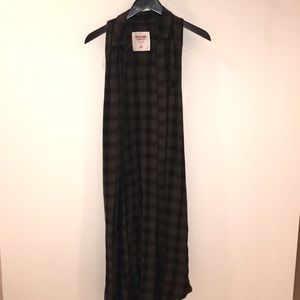Mossimo plaid duster